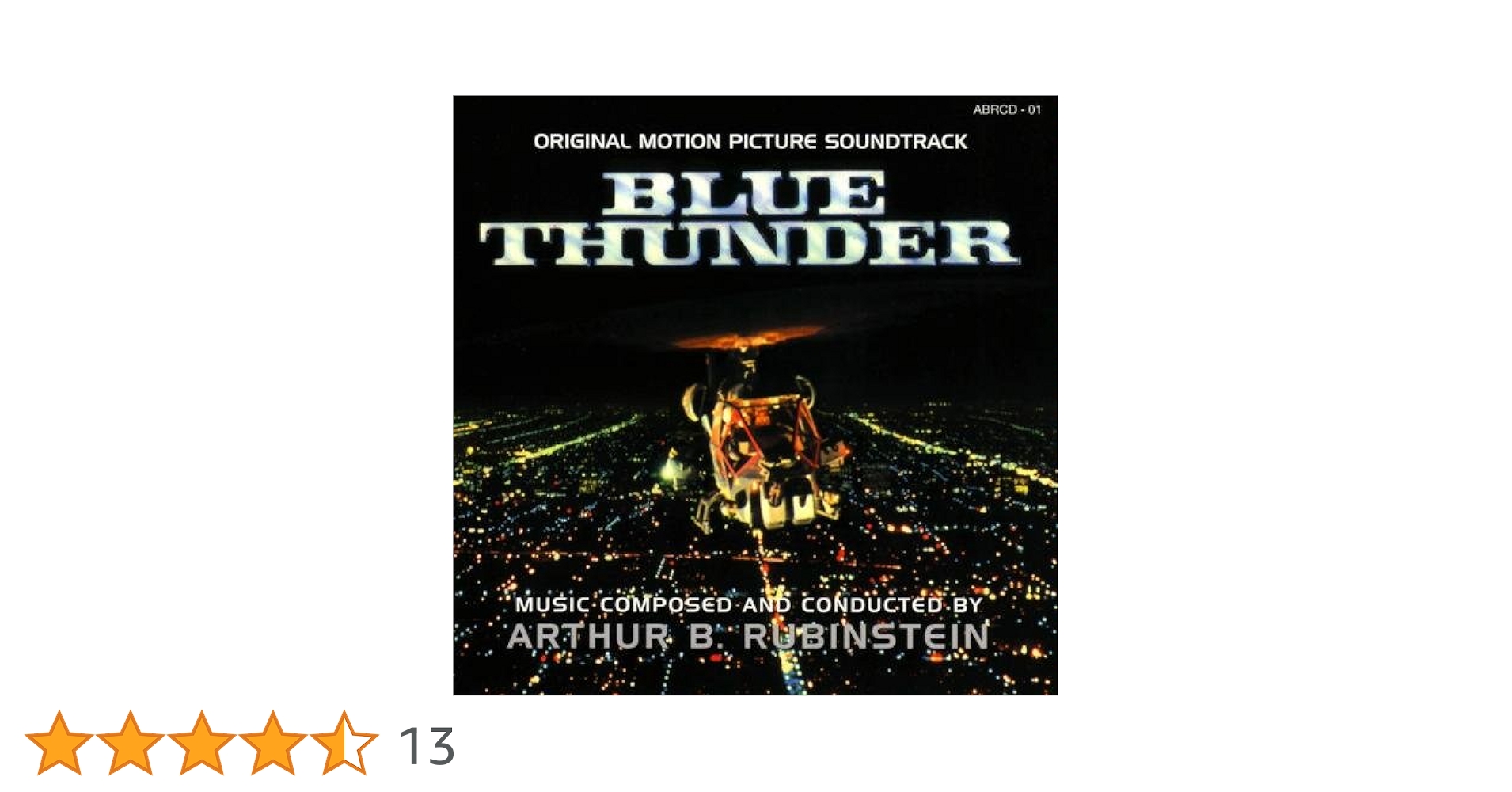BLUE THUNDER　ブルーサンダー オリジナル・サウンドトラック Amazon.co.jp: Blue Thunder: Original Motion Picture